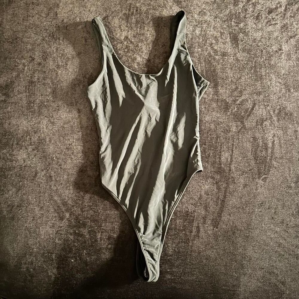 Unbranded Women's Green and Khaki Bodysuit